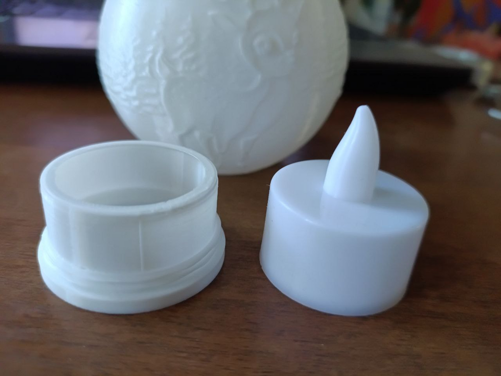 Base for a New Year's ball tea candle