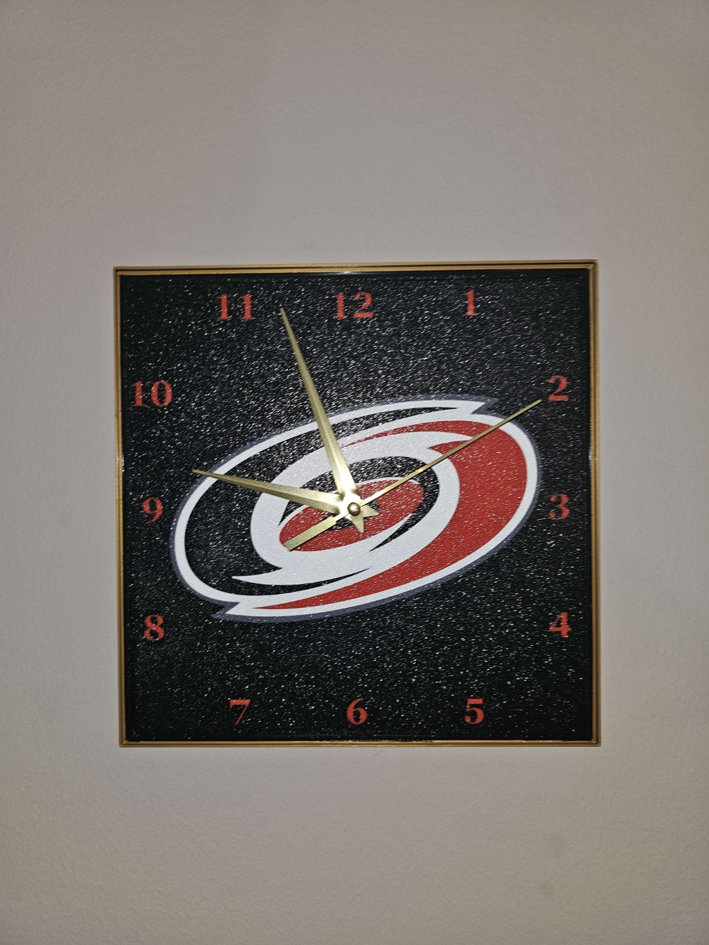 Carolina Hurricanes Clock Face