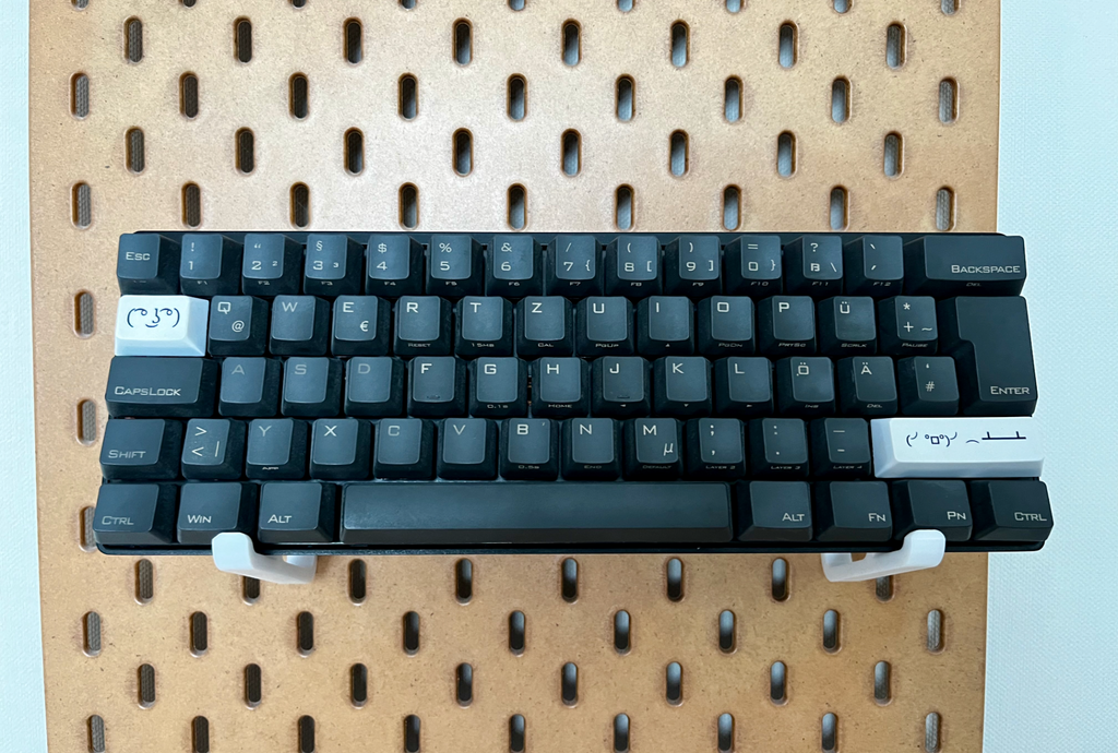 Ikea Skadis Keyboard Holder