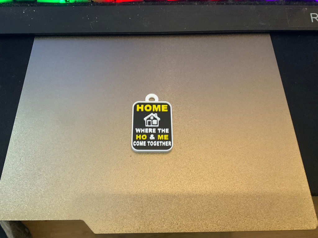 home fun keychain / charm (free commercial)