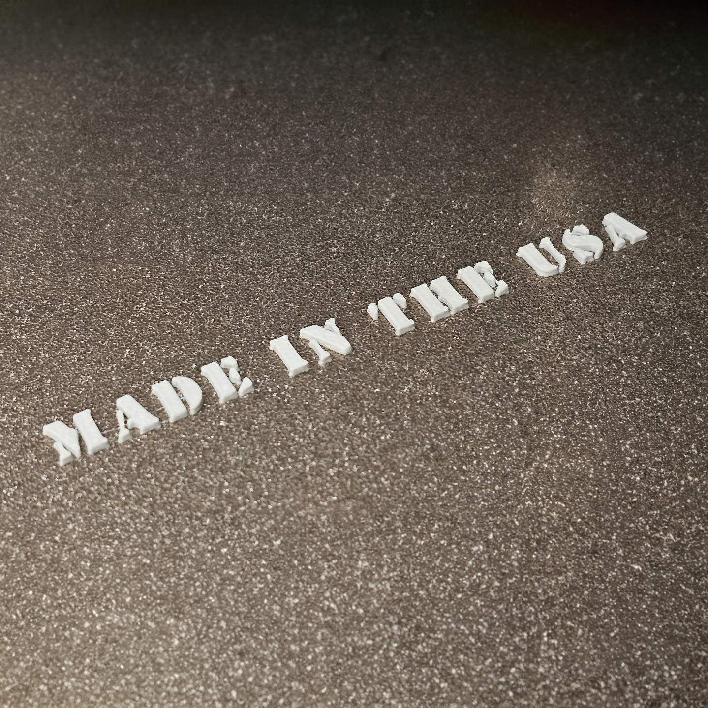 "MADE IN THE USA" Retro Military Stencil Stamp