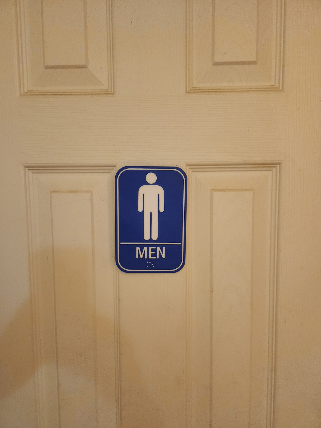 Men's Bathroom Sign