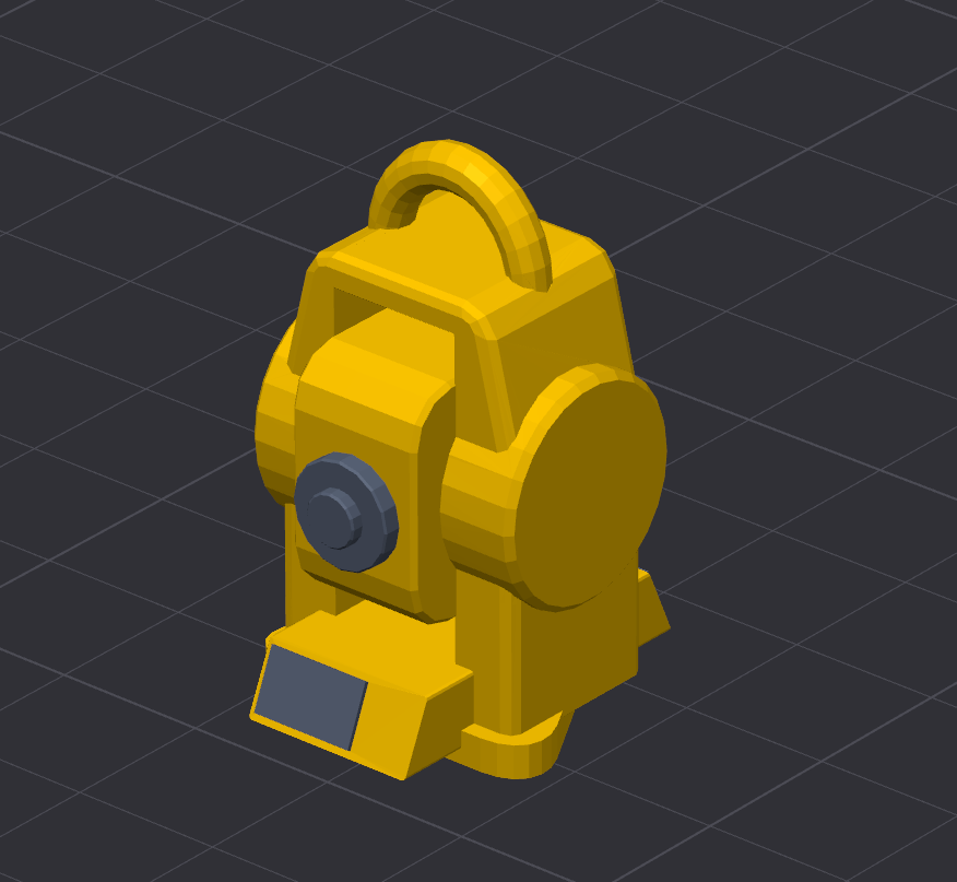 Total station keychain