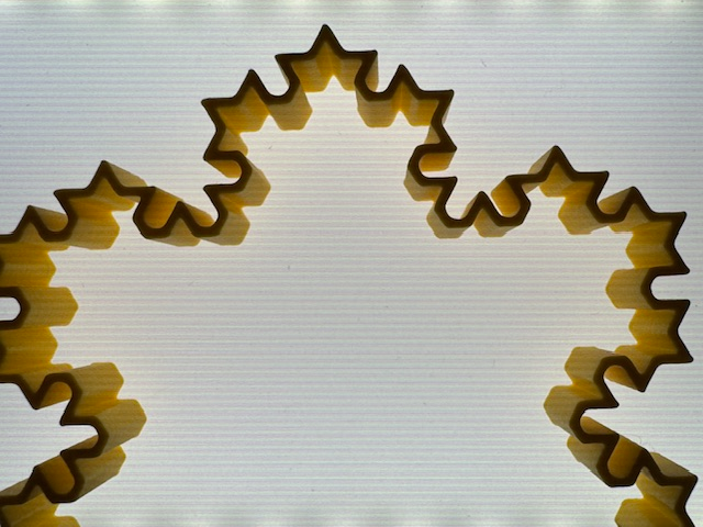 Von Koch fractal curve