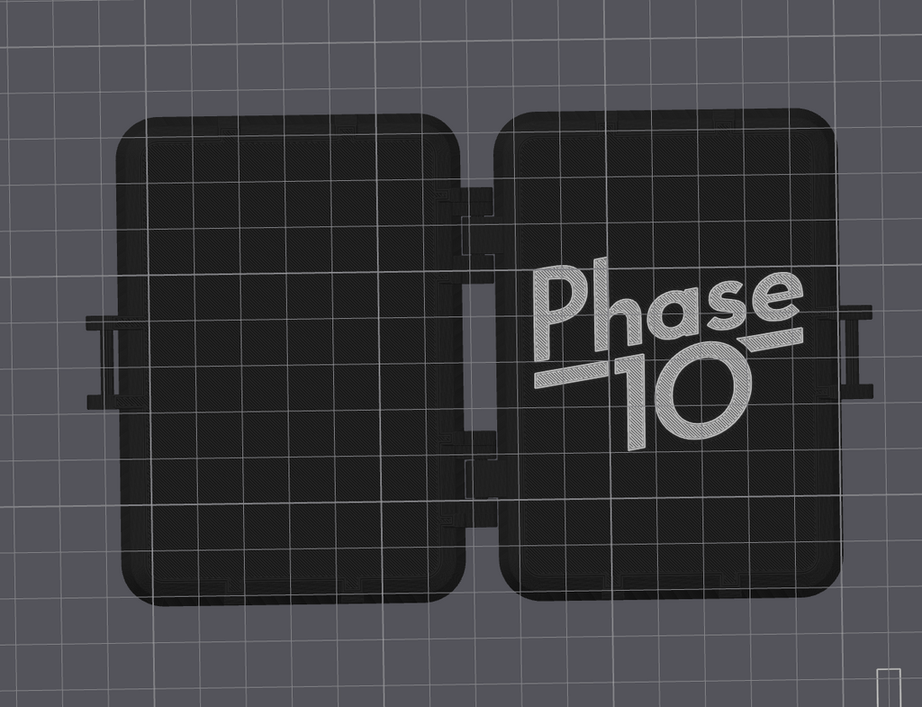 Phase 10 Kartenbox /print in place/ ohne schrauben