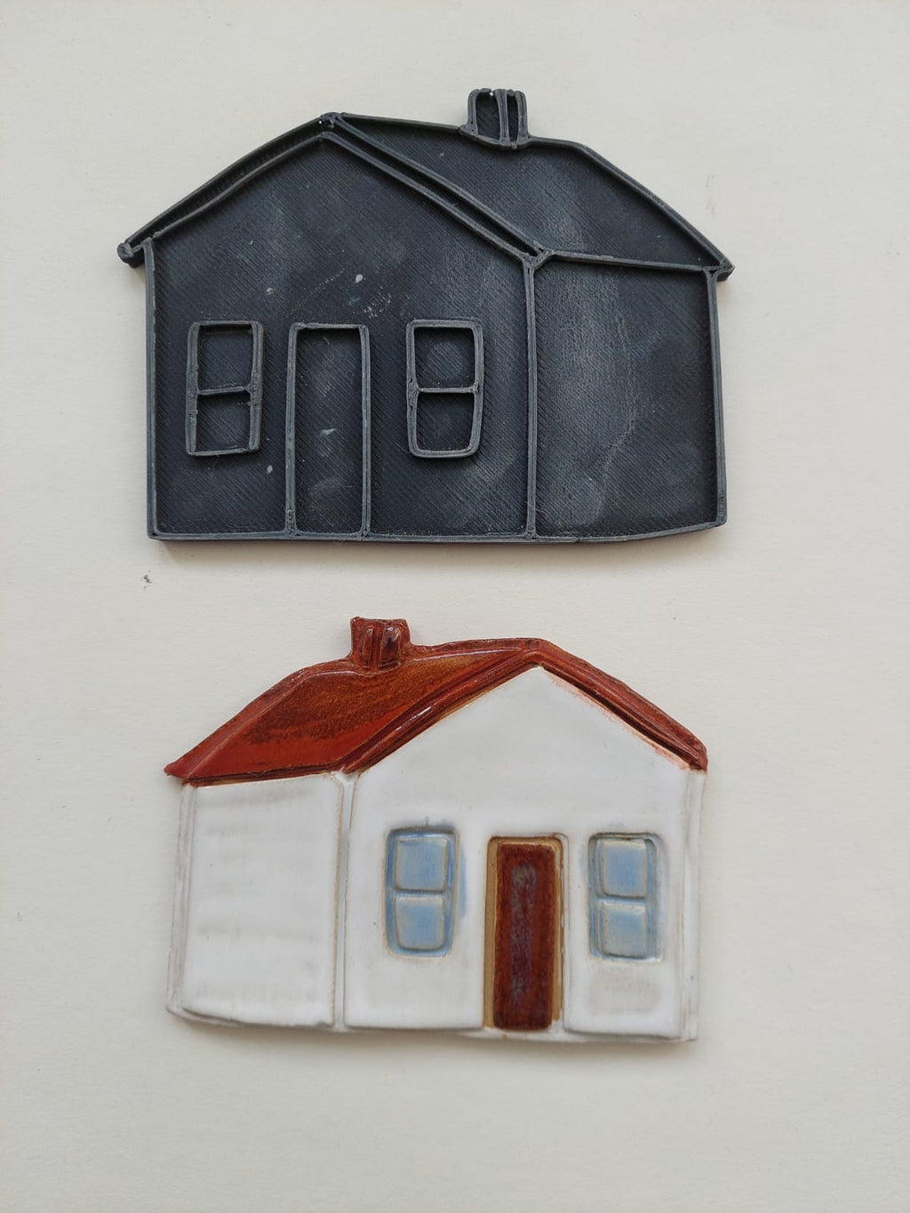 House pottery stamp ceramic