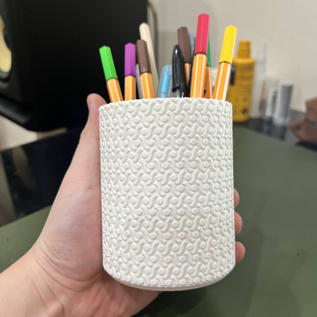 Ripple Loop Pen Holder | Multipurpose Storage