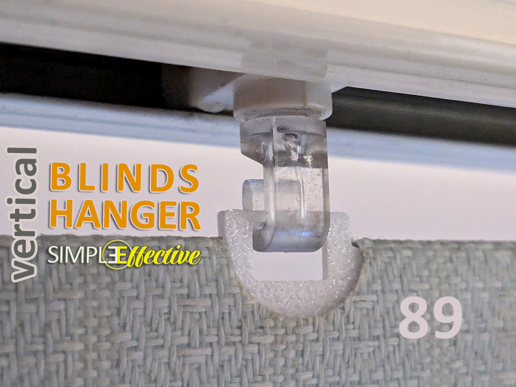 Vertical Blinds Hanger [89mm] – Simple&Effective