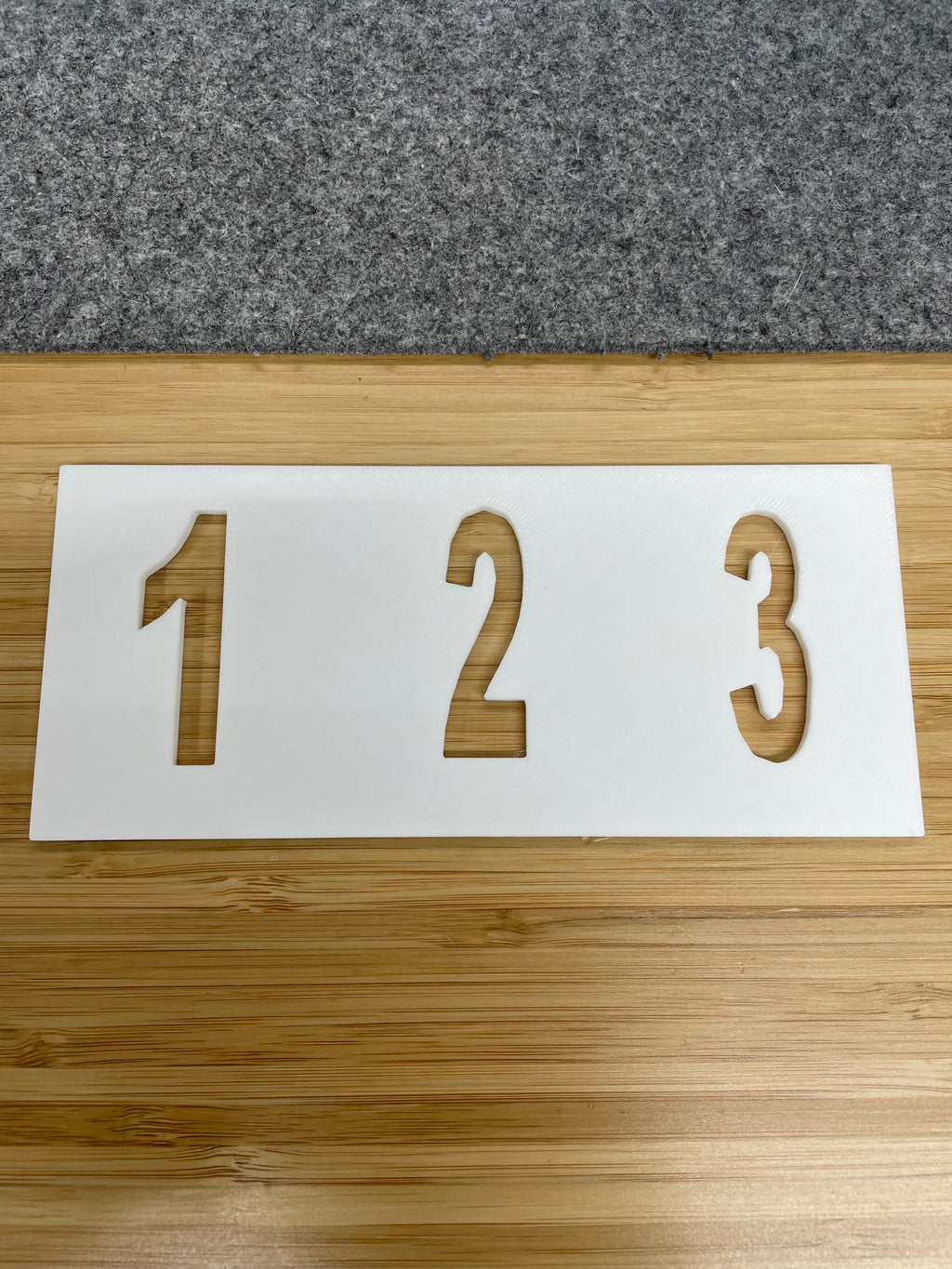 Number Stencil