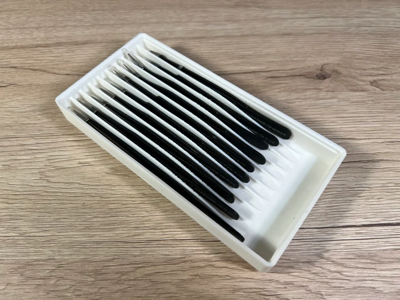 Gridfinity Tweezers Bin - 10pc