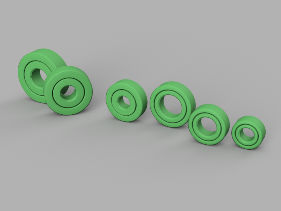 Print in place SMALL bearings