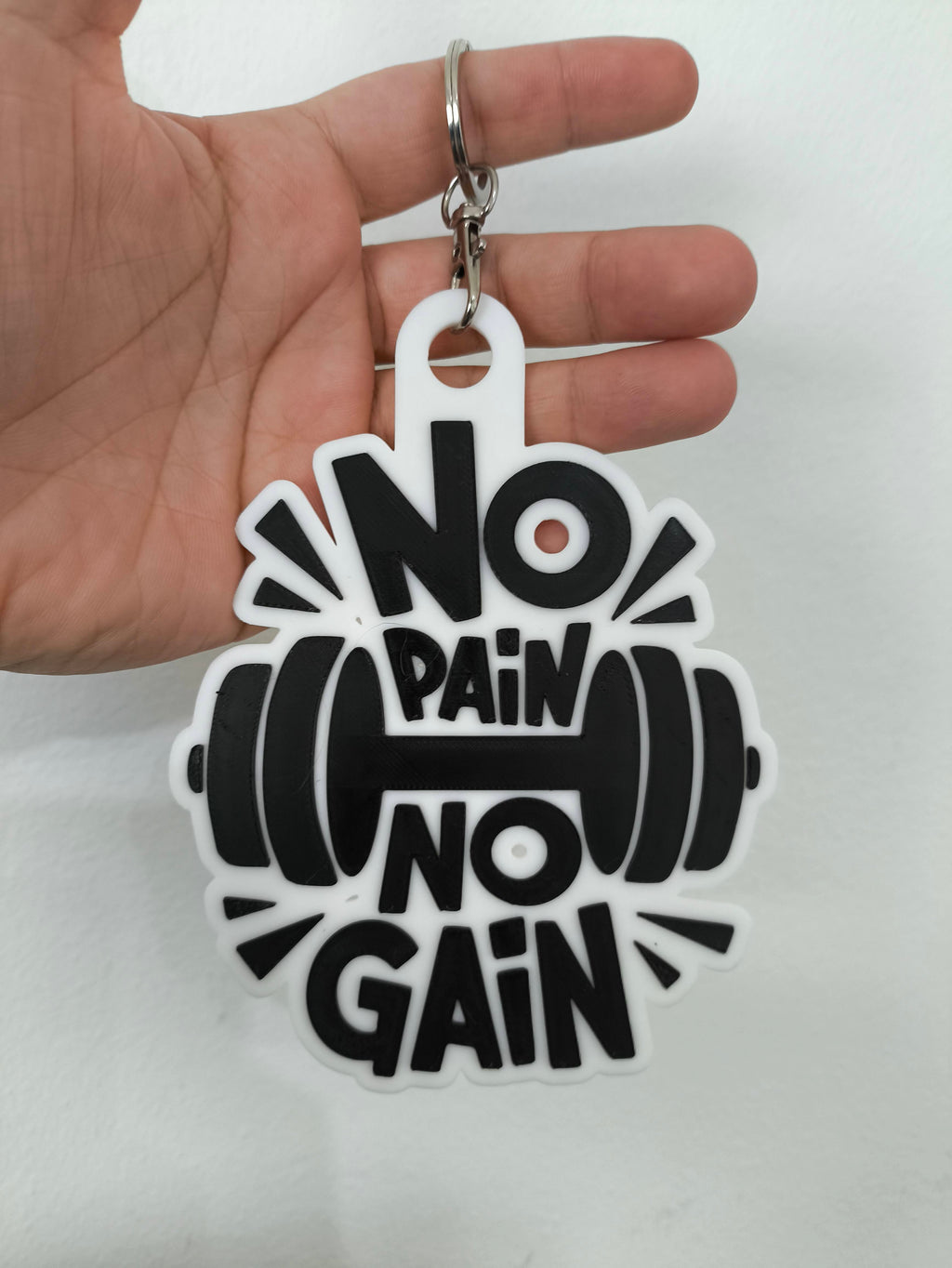 Keychain No pain no gain