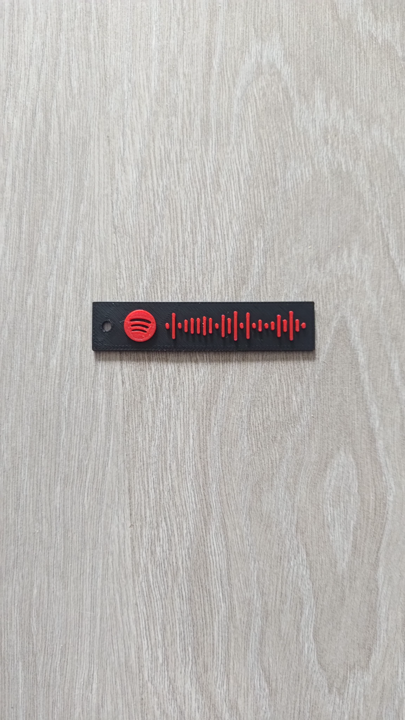 Spotify codes keychain parametric -See Guide