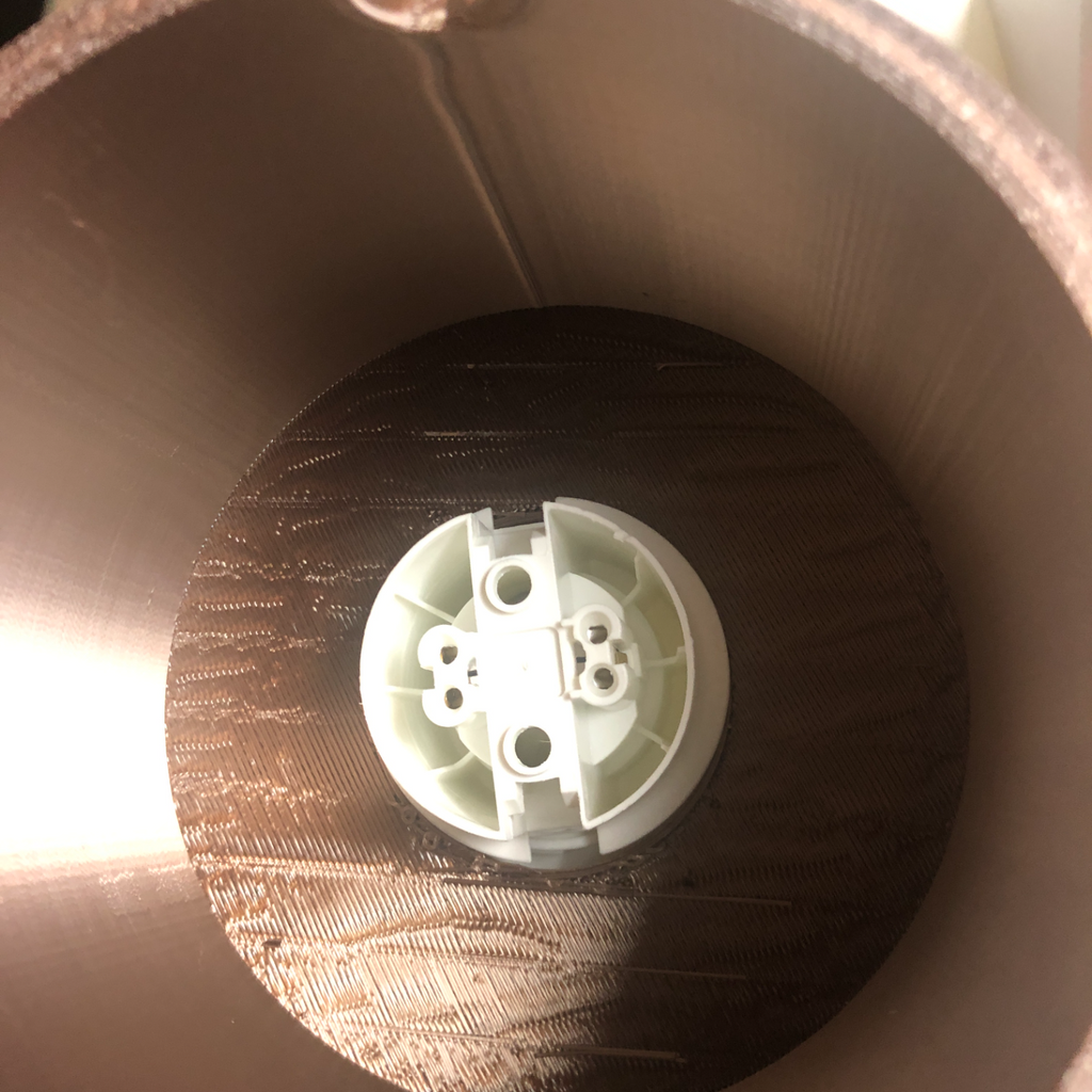 Moon lamp Ø20cm, with table stand for E27 socket