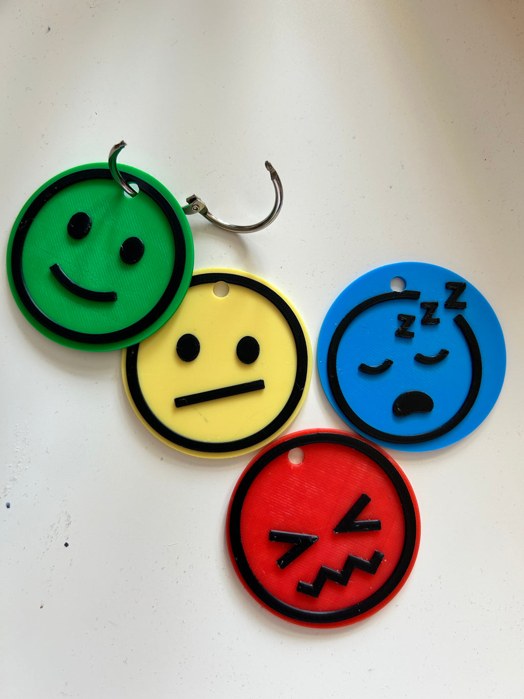 Zones of Regulation keychain tokens (5cm size)
