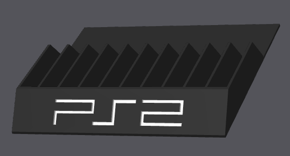 Playstation 2 (PS2) Game Holder Holder - 10 Slot
