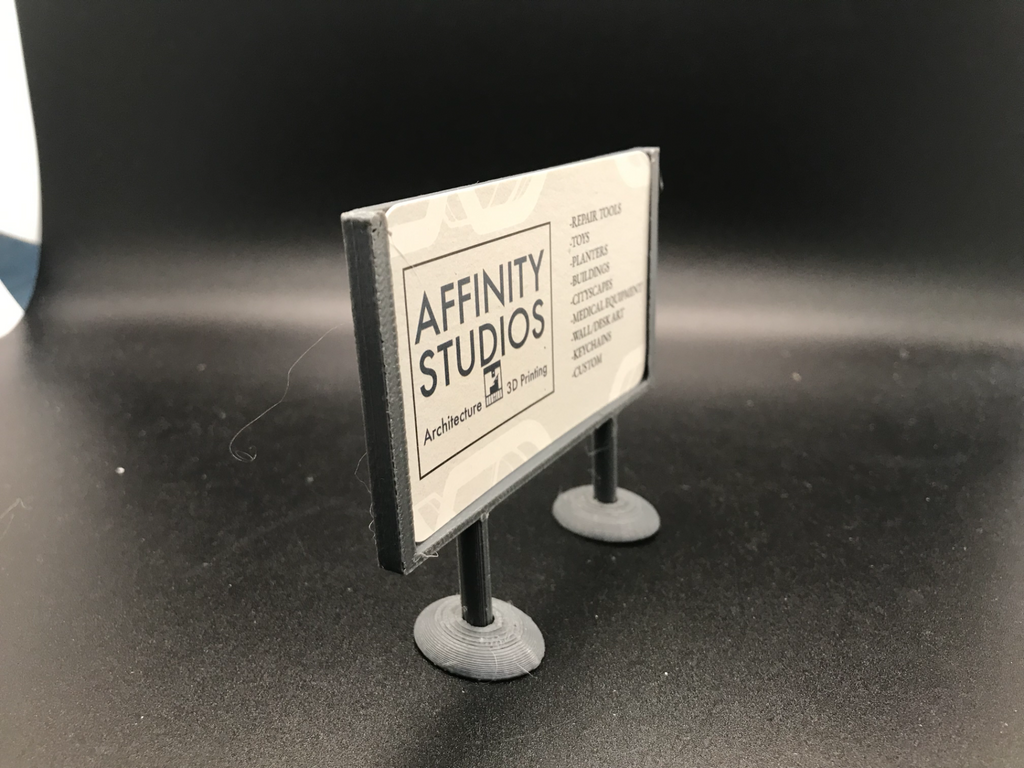 BillBoard Form V1 Business Card Holder