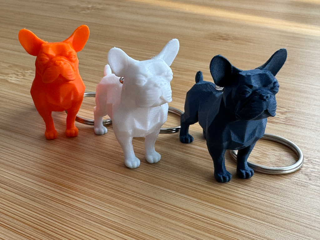 Französische Bulldogge Schlüsselanhänger 2