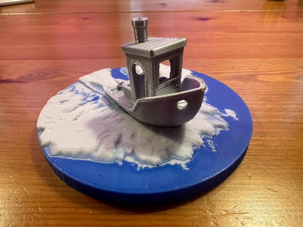 Benchy Stand - In the water