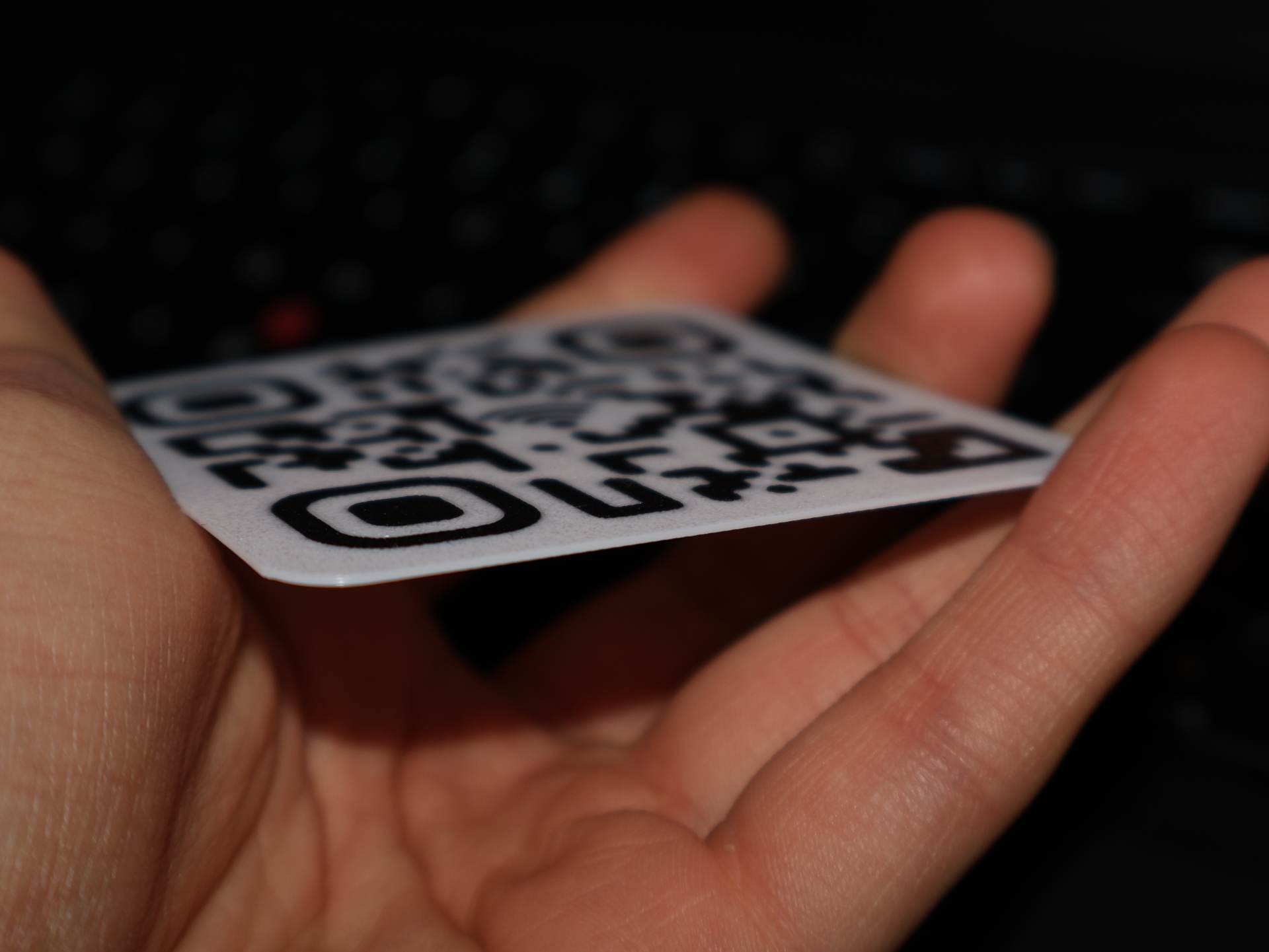 Not a wifi QR code Thin Never Gonna Give You Up
