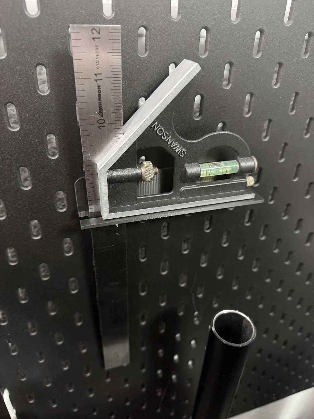 Ikea Skadis Pegboard Mount for Combination Square