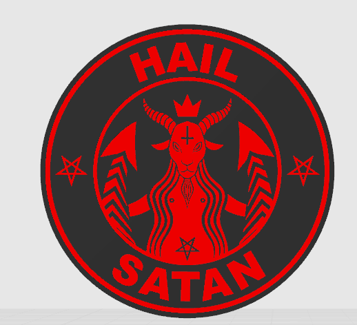 Hail Satan Coaster