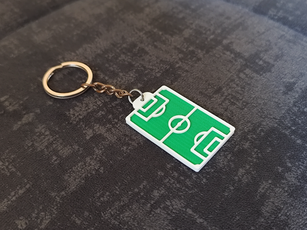 Football Field Keychain