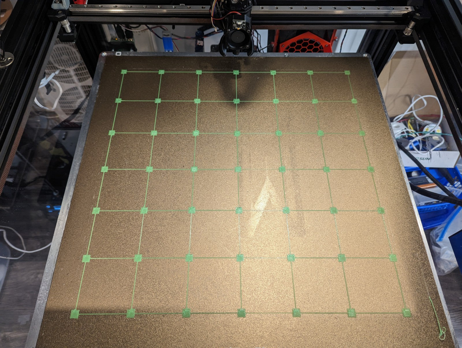Ratrig 500 Quick Bed Level test 7x7sq 430x430mm