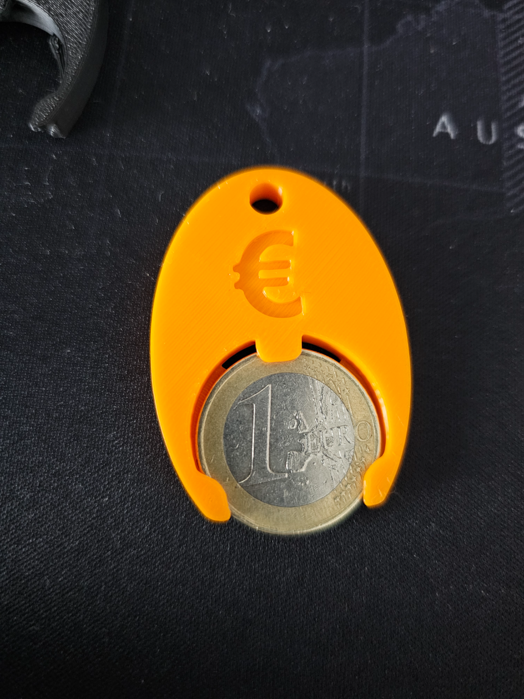 Euro coin holder strong hold