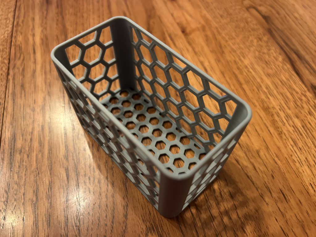 Decorative basket for office or storage
