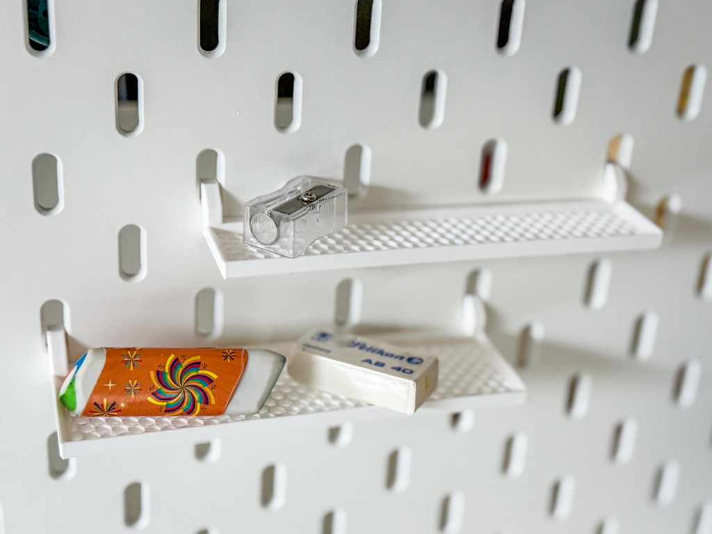 IKEA SKADIS Shelf with Honeycomb Pattern