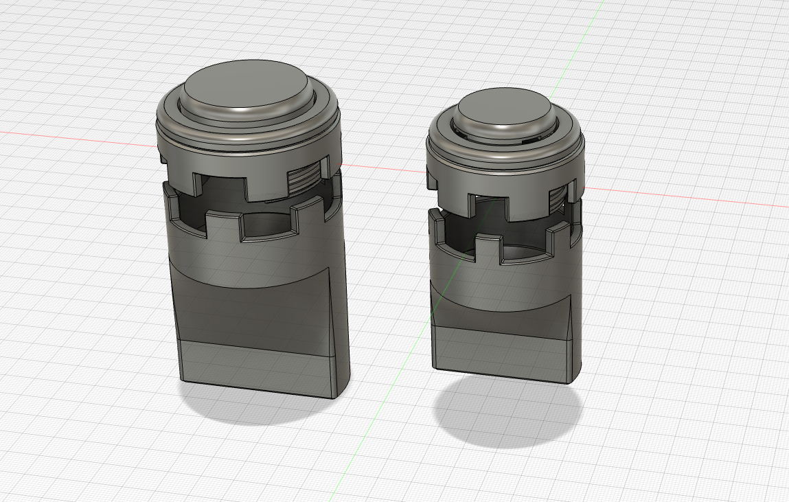 OSBMX v2 - Open Source Button LP v2 - 24mm + 30mm