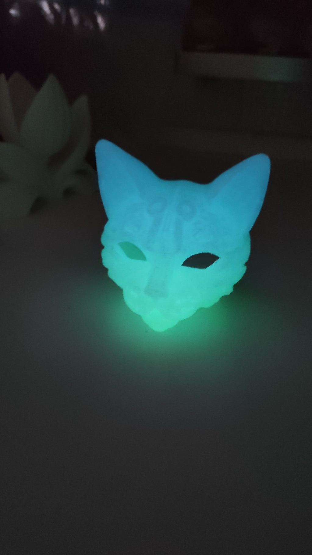 Cat Head - LED tea light holder