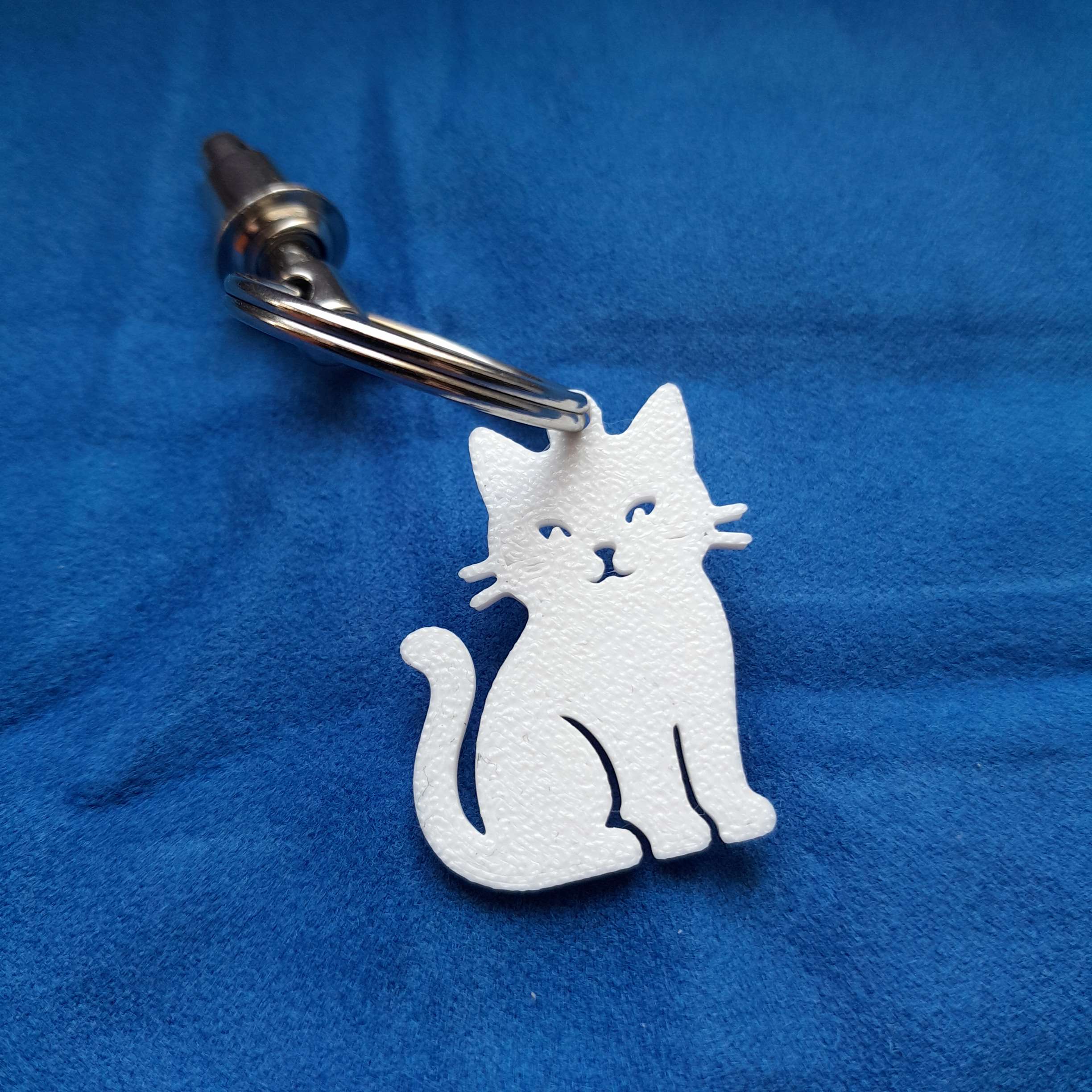 Simple Cat Keychain