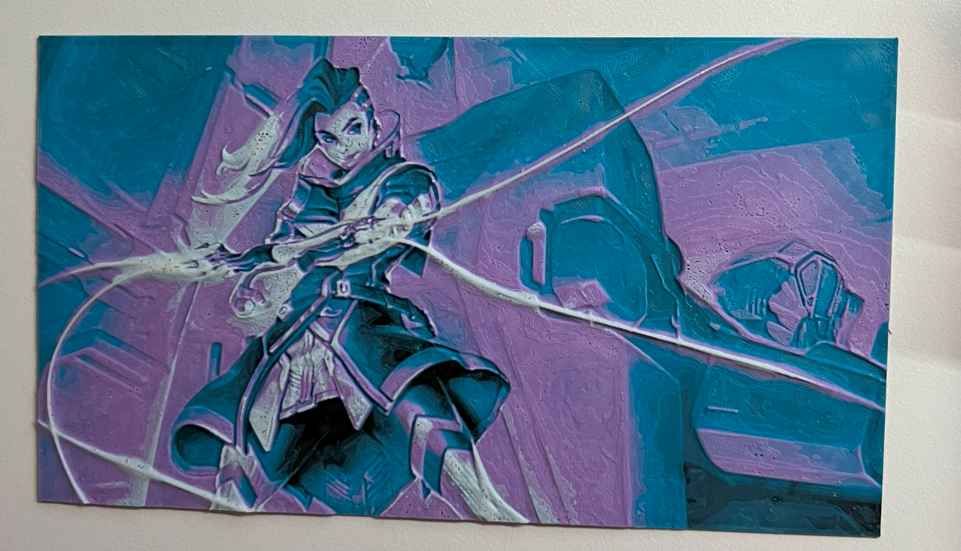 Overwatch HueForge Sombra