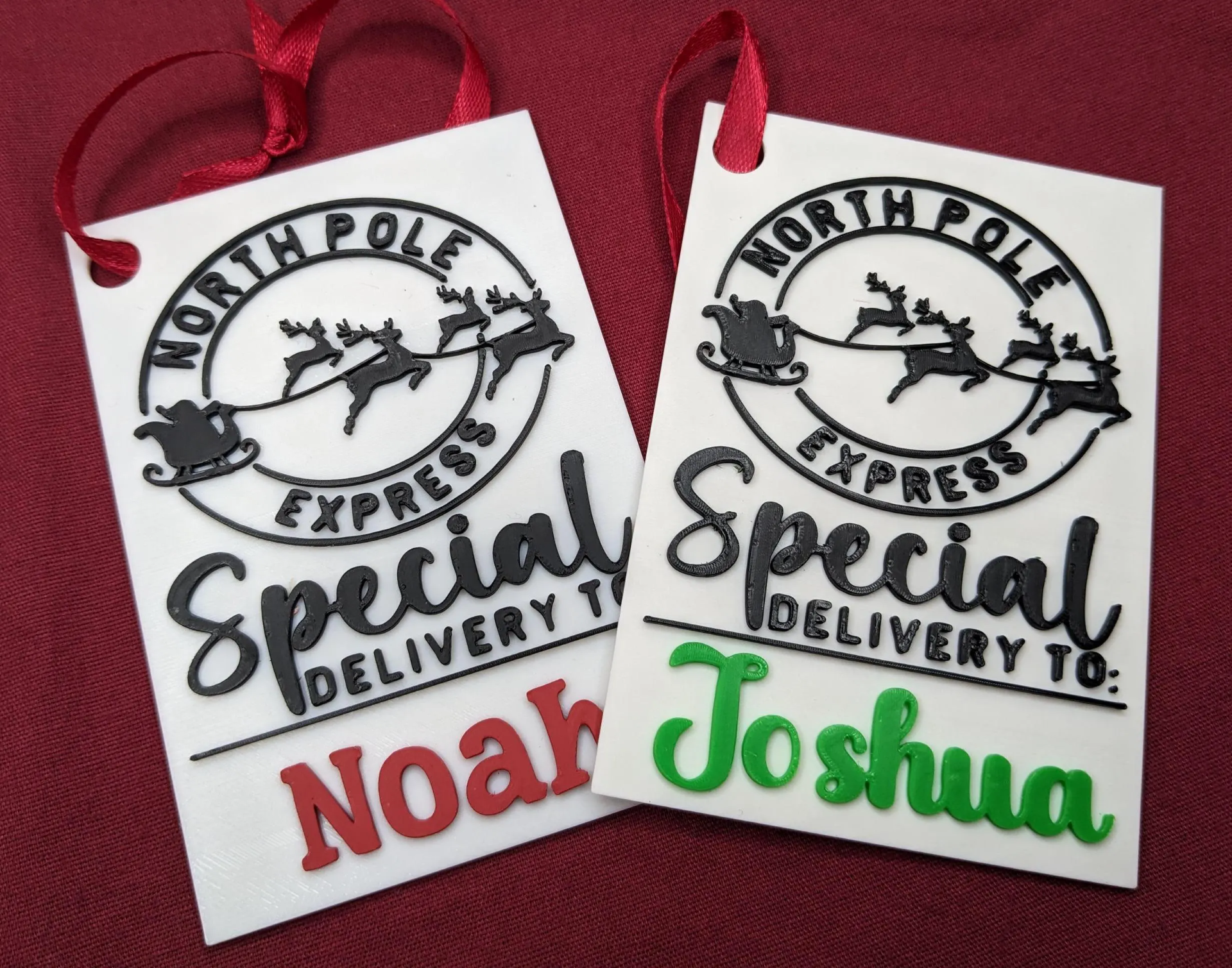 North Pole Express Gift Tag
