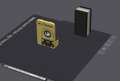 A1 / A1 Mini Minion i'm a banana Front Cover And Extruder Wheel