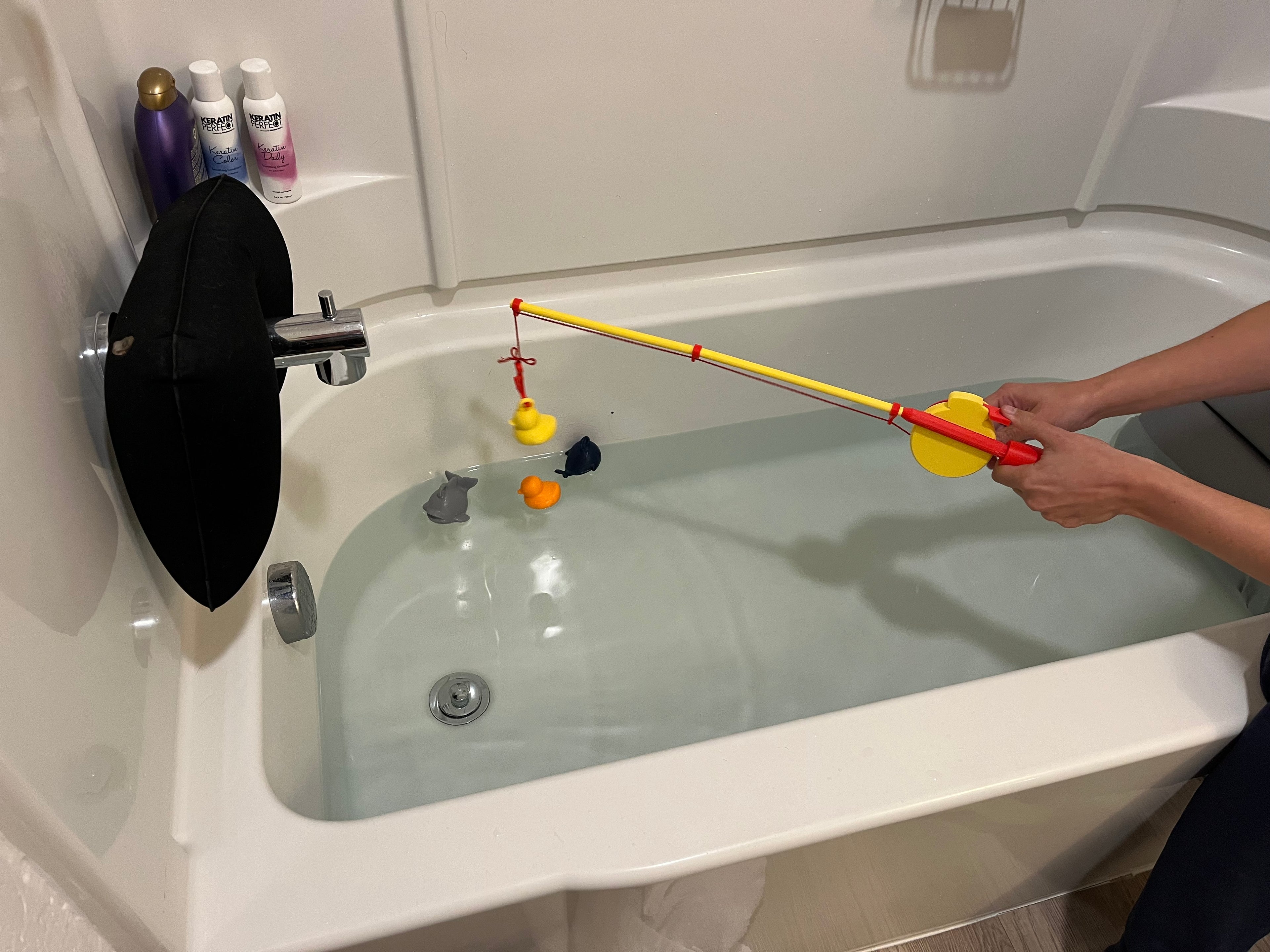 Functional Fishing Rod pool toy - clicking sound