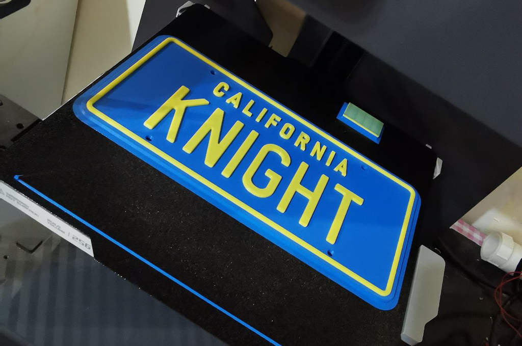 Knight Rider Plate