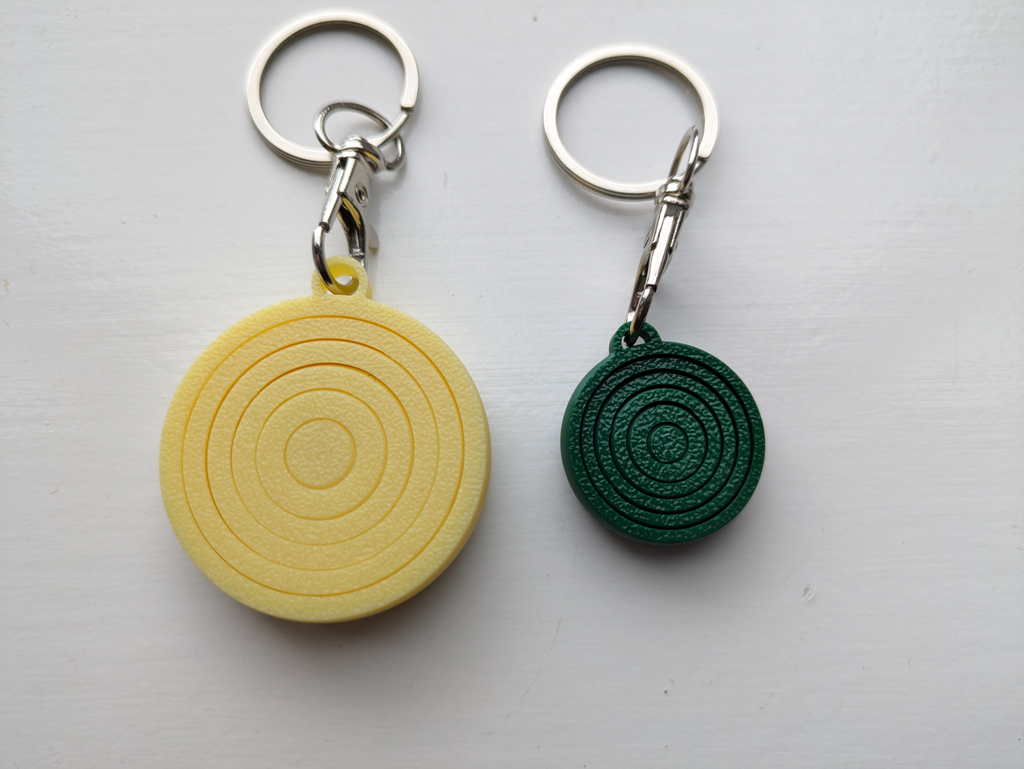 Rotating Rings Keyring / Toy