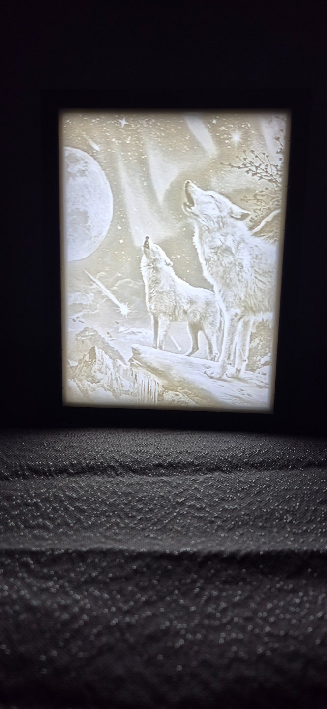 Wolves Howling at the moon