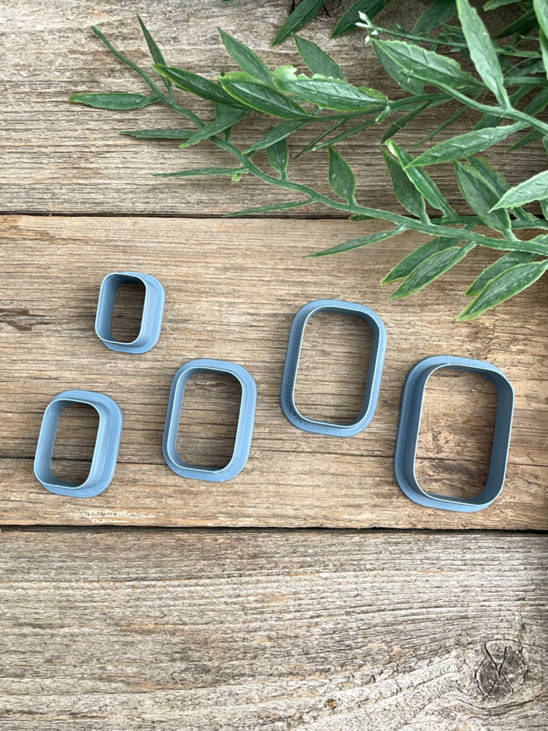 Rounded Rectangle Polymer Clay Earring Cutter