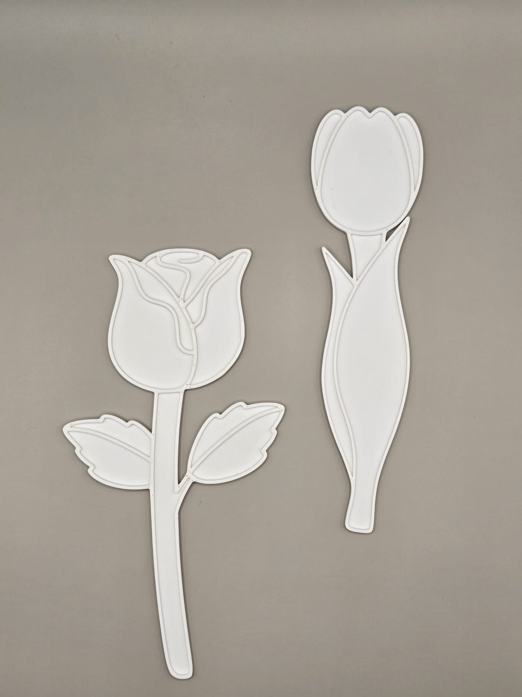 Flower Rose Tulip Craft Coloring Set 4