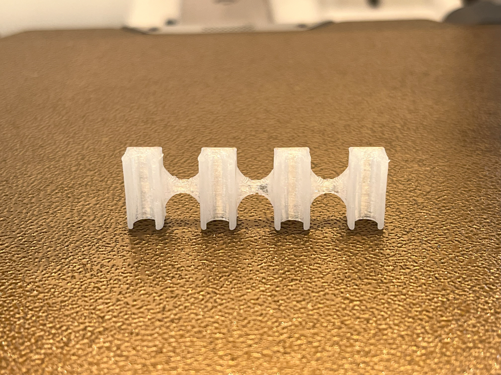 4x PTFE tube holder lite