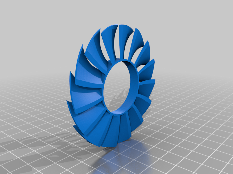 Cooling fan replacement blades