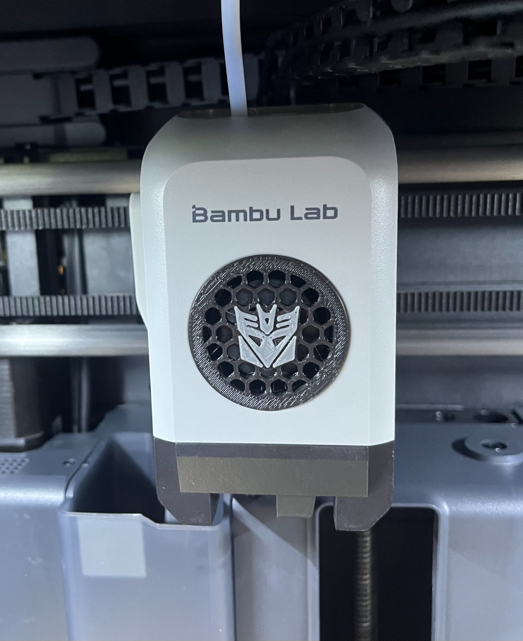 Decepticon Fan Cover for Bambu Lab P1S