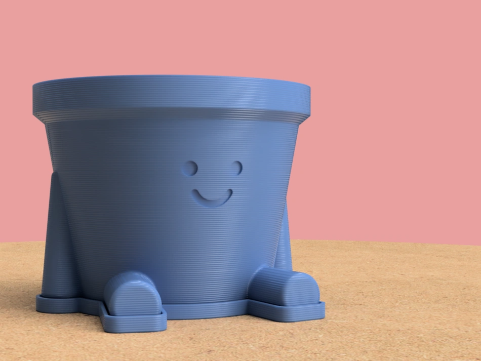 Smiley Plant Pot -The Biggest Pot