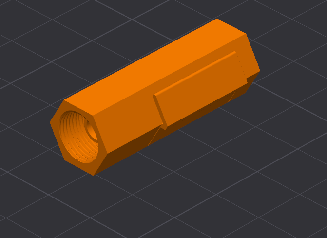 Filament Cleaner with PTFE Pneumatic fitting