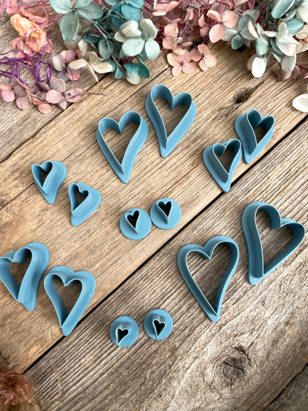 Heart Shaped Stud Earring Cutters