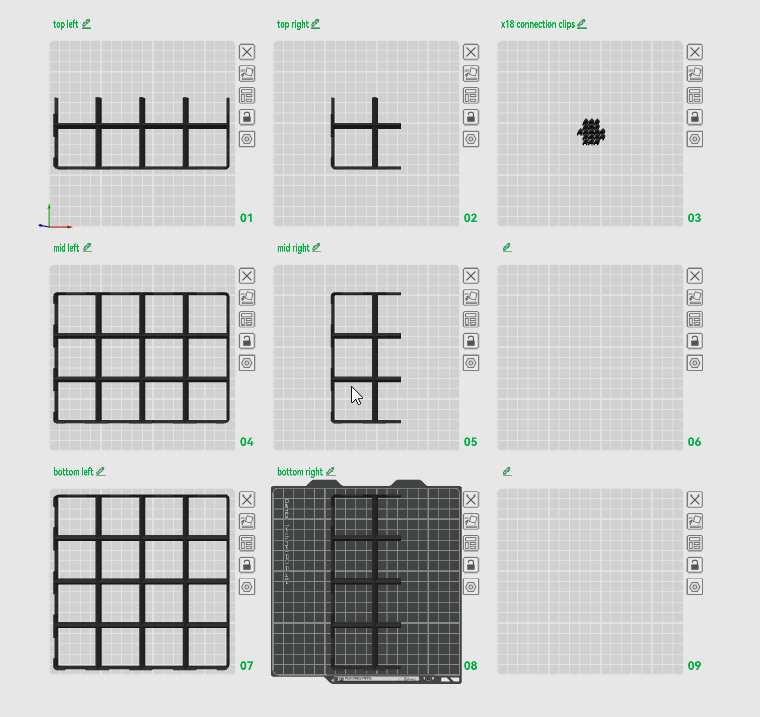 Gridfinity Baseplate for Ikea Micke Top Drawer